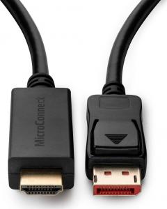 Kabel MicroConnect DisplayPort - HDMI 1.5m czarny (MC-DP-HDMI-1504K) 2