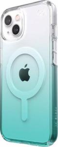 Speck Etui SPECK iPhone 13 Presidio Perfect-Clear + Ombre + MagSafe - z powłoką MICROBAN (Clear/Fantasy Teal Fade) 1
