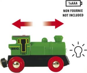 Brio  Lokomotywa na baterię Speedy Green (33595) 3