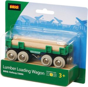 Brio Wagon z drewnem (33696) 2