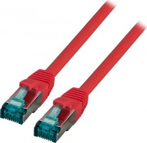 EFB EFB RJ45 Patchkabel S/FTP, Cat.6A, LSZH, 0,25m, rot 1