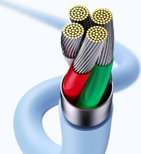 Kabel USB Baseus USB-A - Lightning 1.2 m Niebieski (031108) 9