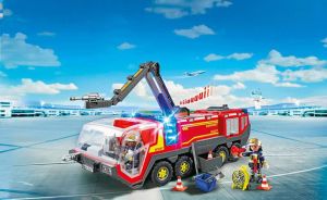Playmobil City Action Pojazd strażacki na lotnisku ze światłem (5337) 2