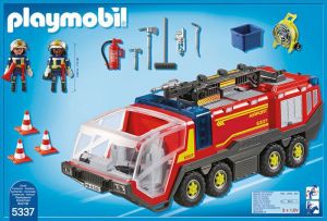 Playmobil City Action Pojazd strażacki na lotnisku ze światłem (5337) 3