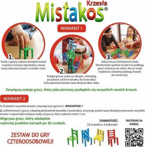 Trefl Gra Mistakos krzesła 4 osoby 4