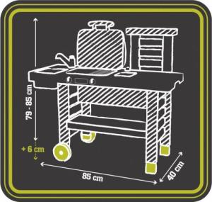Smoby Kuchnia ogrodowa Grill 43 akcesoria 14