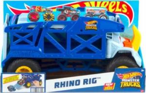 Hot Wheels Pojazd Rhino Rig Transporter Nosorożec HFB13 1