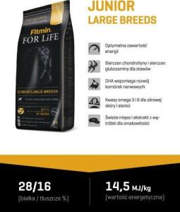 Fitmin  For Life Junior Large Breeds 15kg + Advantix - dla psów 10-25kg (4 pipety x 2,5ml) 3