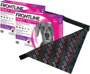 Frontline FRONTLINE Tri-Act L 20-40kg (pipeta 3 x 4ml) x2 + Chusta gratis! 1