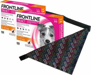 Frontline FRONTLINE Tri-Act S 5-10kg (pipeta 3 x 1ml) x2 + Chusta gratis! 1