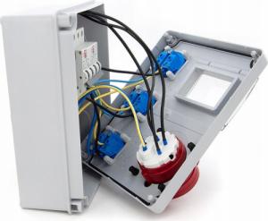 ELS Elektrotechnika ELS ELEKTROTECHNIKA ROZDZIELNICA ELEKTRYCZNA BUDOWLANA 1*16/5 3*230V ZABEZPIECZONA 4NO31C11C0 4