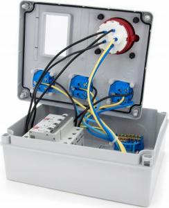 ELS Elektrotechnika ELS ELEKTROTECHNIKA ROZDZIELNICA ELEKTRYCZNA BUDOWLANA 1*16/5 3*230V ZABEZPIECZONA 4NO31C11C0 6