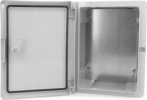 ELS Elektrotechnika ELS ELEKTROTECHNIKA SKRZYNKA SZAFA OBUDOWA ABS PLASTIKOWA ROZDZIELNICA NATYNKOWA 35x27x16 cm 350x270x160 mm 8