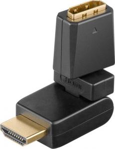 Adapter AV Goobay HDMI - HDMI czarny (JAB-1274811) 1