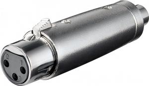 Goobay Adapter XLR - RCA (Cinch) srebrny (JAB-857179) 1