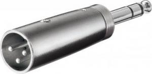 Adapter AV Goobay Jack 6.3mm - XLR srebrny 1