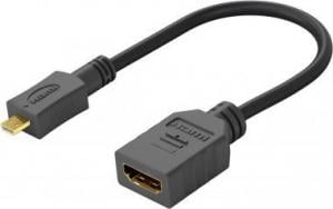 Adapter AV Goobay HDMI Micro - HDMI czarny 1