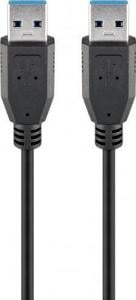 Kabel USB Goobay USB-A - USB-A 5 m Czarny (JAB-1568222) 1