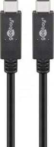 Kabel USB Goobay USB-A - USB-C 0.5 m Czarny (RB38872) 1