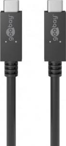 Kabel USB Goobay USB-B - USB-C 0.5 m Czarny (JAB-6169441) 1