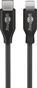 Kabel USB Goobay USB-C - Lightning 1 m Czarny (39424) 1