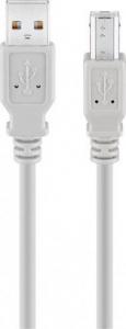 Kabel USB Goobay USB-A - USB-B 3 m Szary (JAB-758944) 1