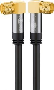 Kabel Goobay Antenowy (F) 10m czarny (70589) 1