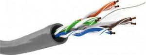 Goobay CAT 6 kabel sieciowy, U/UTP, Szary - Długość kabla 100 m 1