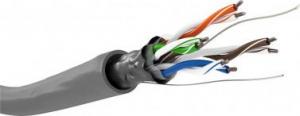 Goobay CAT 5e kabel sieciowy, F/UTP, Szary - Długość kabla 100 m 1