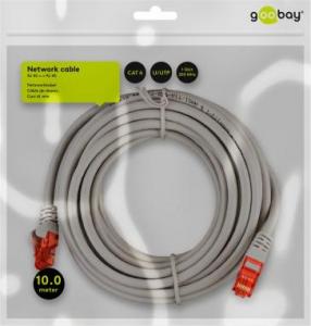 Goobay CAT 6Kabel łączący, U/UTP, Szary - Długość kabla 10 m 1