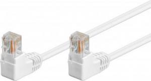 RB-LAN CAT 5eKabel łączący 1x 90 pod kątem,U/UTP, biały - Długość kabla 10 m 1
