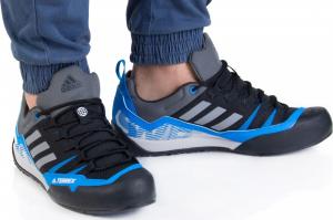 Buty trekkingowe męskie Adidas Terrex Swift Solo 2 czarno-niebieskie r. 49 1/3 4