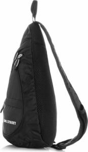 Bag Street Plecak sportowy na jedno ramię czarny Bag Street 4388 3