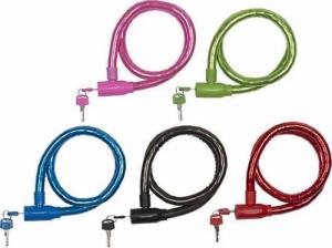 Dunlop Aantykradzieżowe zapięcie rowerowe na kluczyk (czerwony) 2