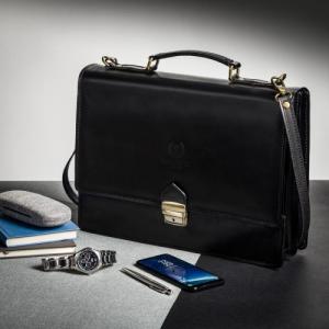 Paolo Peruzzi Teczka męska aktówka czarna PAOLO PERUZZI N01-BL 5