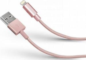 Kabel USB SBS Mobile USB-A - Lightning 1 m Różowy 1