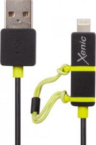 Kabel USB Xenic USB-A - Lightning 1.2 m Czarny 1