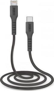 Kabel USB SBS Mobile USB-C - Lightning 1 m Czarny 1