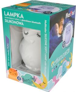 MesMed Lampka silikonowa MM 014 Sówka HuHu z głosnikiem Bluetooth 3
