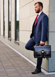 Paolo Peruzzi Włoska teczka skórzana męska Paolo Peruzzi N02 brązowa 4