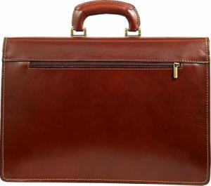 Paolo Peruzzi Włoska teczka skórzana męska Paolo Peruzzi N02 brązowa 7