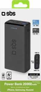 Powerbank SBS Mobile TTBB20000FASTK 20000mAh Czarny 2
