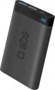 Powerbank SBS Mobile SBS 5000 mAh LED Pocket 2xUSB czarny 1