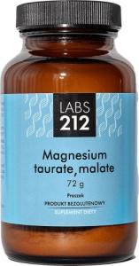Labs212 Magnesium Taurate, Malate Taurynian i Jabłczan magnezu 72 g Labs212 1