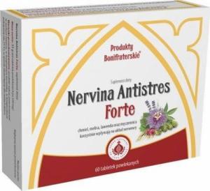 ZAKON SZPITALNY ŚW. JANA BOŻEGO Nervina Antistres Forte chmiel melisa lawenda męczennica 60 tabletek powlekanych Produkty Bonifraterskie 1