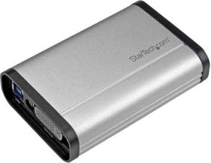 Adapter AV StarTech DVI-I - DVI-I srebrny (USB32DVCAPRO) 1