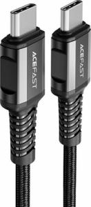 Kabel USB Acefast USB-C - USB-C 1.2 m Czarny (6974316280521) 1