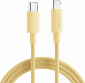 Kabel USB Joyroom USB-C - Lightning 1 m Żółty (6941237177698) 1