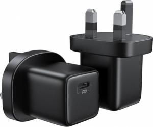 Ładowarka Joyroom Joyroom mała szybka ładowarka USB Typ C PD 25W wtyczka UK czarny + kabel USB Typ C - USB Typ C (L-P251) 3