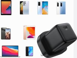 Ładowarka Joyroom Joyroom mała szybka ładowarka USB Typ C PD 25W wtyczka UK czarny + kabel USB Typ C - USB Typ C (L-P251) 5